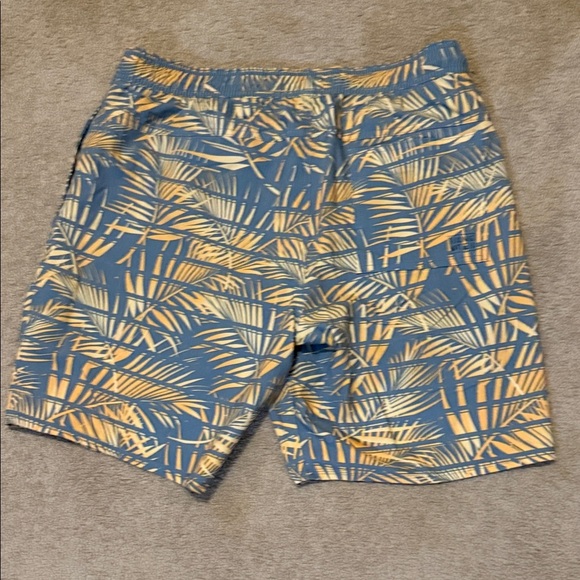 Hang Ten Tropical Blue and Gold Board Shorts - Picture 4 of 8